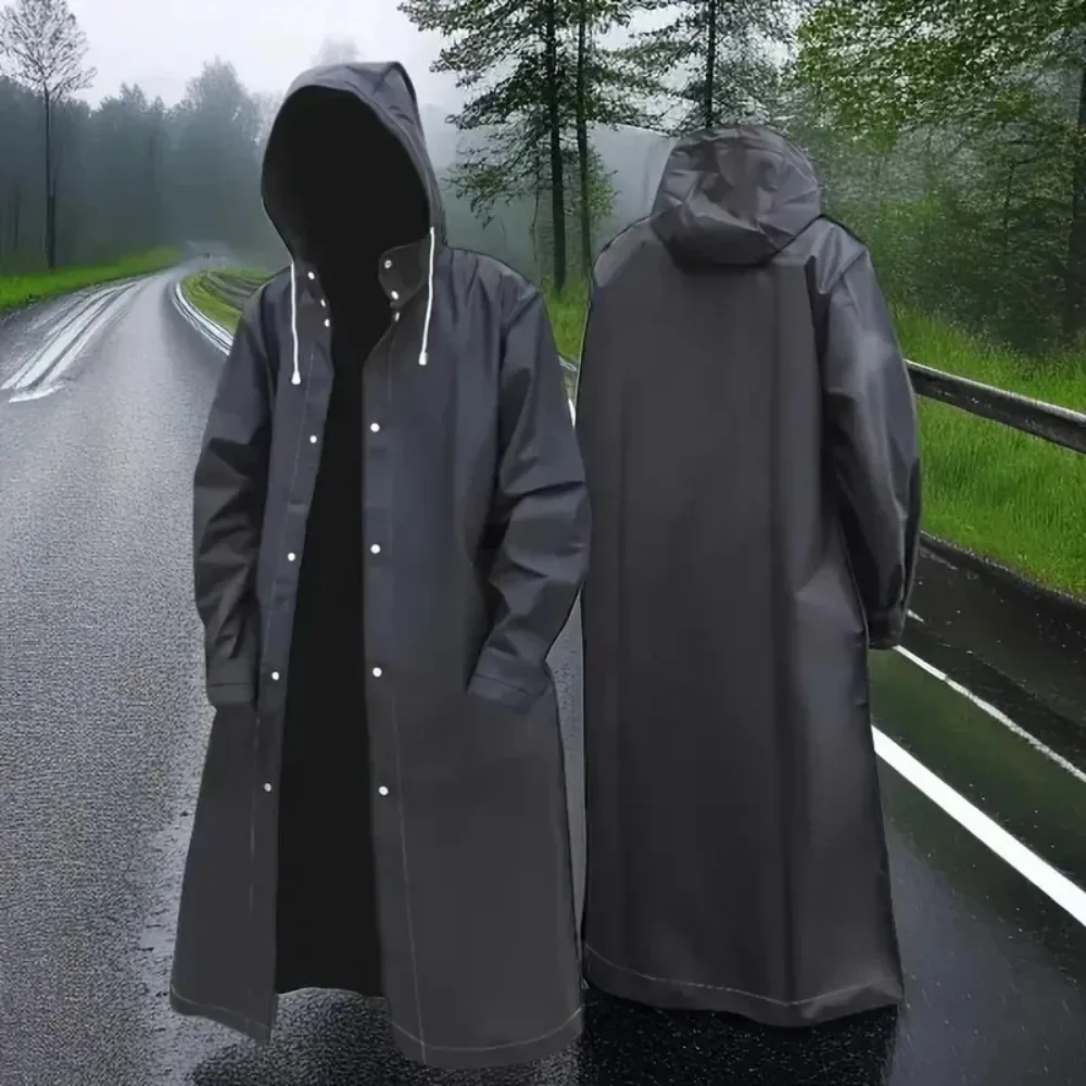 Running Gear Rain - EVA Long Raincoat Unisex Male Women