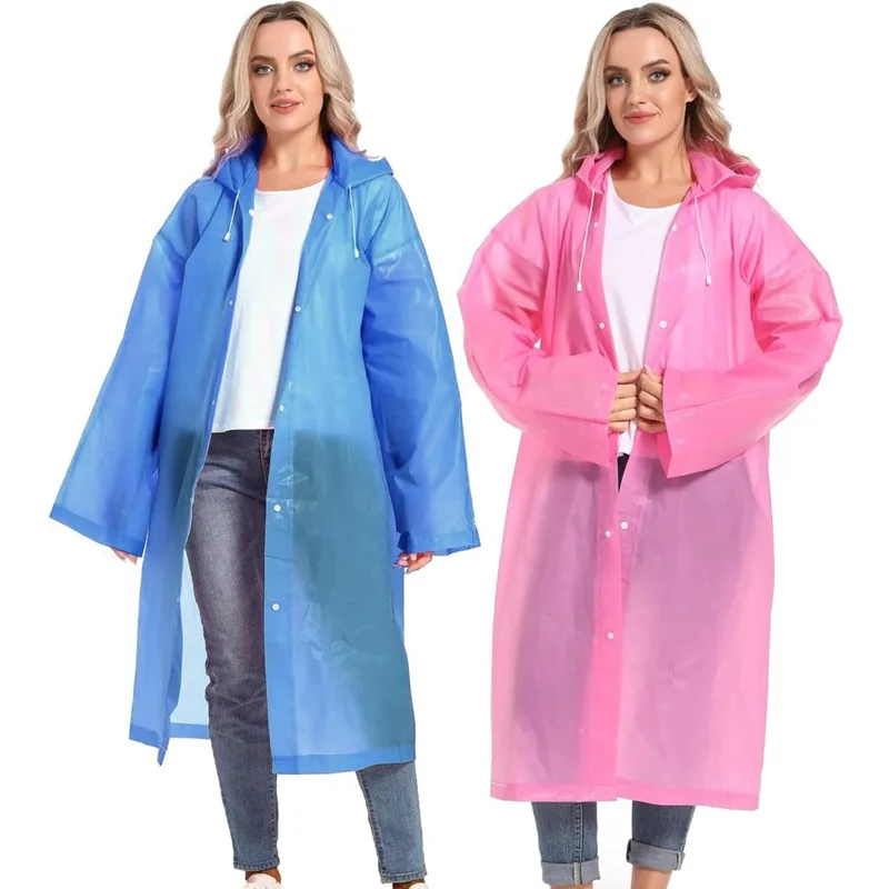 Reusable Adult Rain Poncho, Wa - Running Gear Rain ulasan dan harga