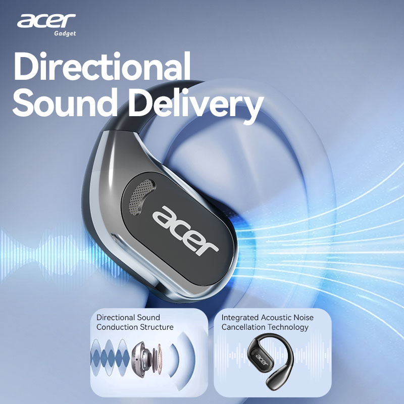 【Acer 510】Ows Wireless Earphon - Earphone Sport Hook ulasan dan harga