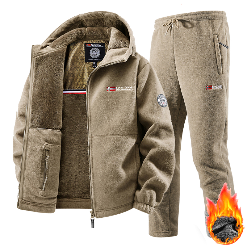 New Winter Sportswear Set Mens - Running Gear Jacket ulasan dan harga