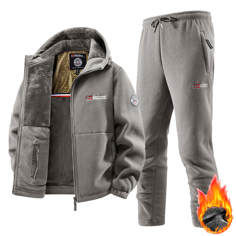 New Winter Sportswear Set Mens - Running Gear Jacket ulasan dan harga