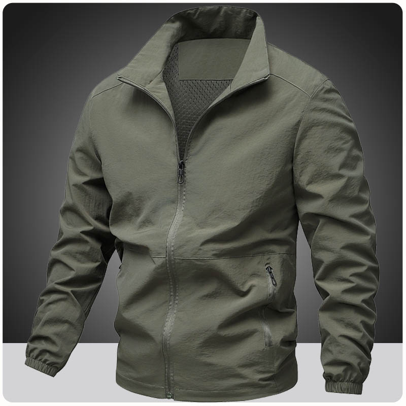 Spring Lightweight Varsity Jac - Running Gear Jacket ulasan dan harga