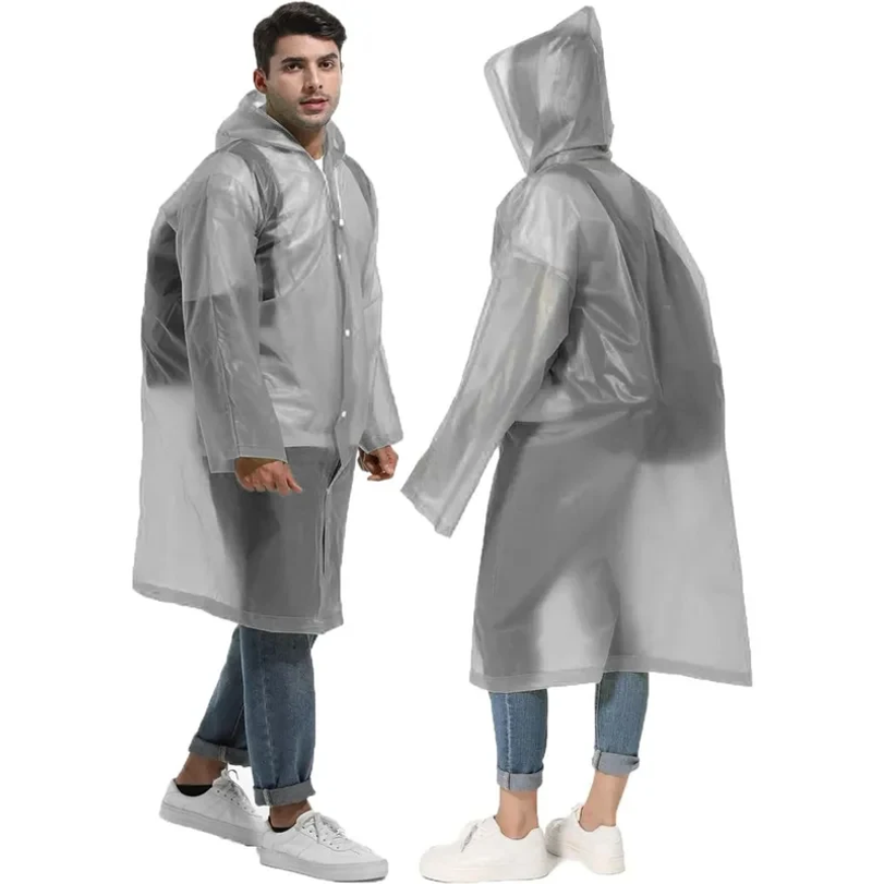Reusable Adult Rain Poncho, Wa - Running Gear Rain ulasan dan harga