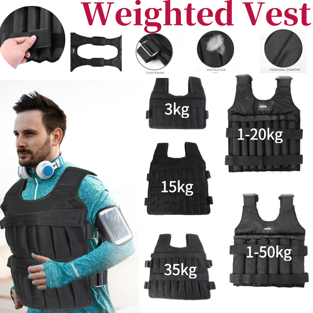 3/15/35kg Workout Weight Jacke - Running Gear Jacket ulasan dan harga