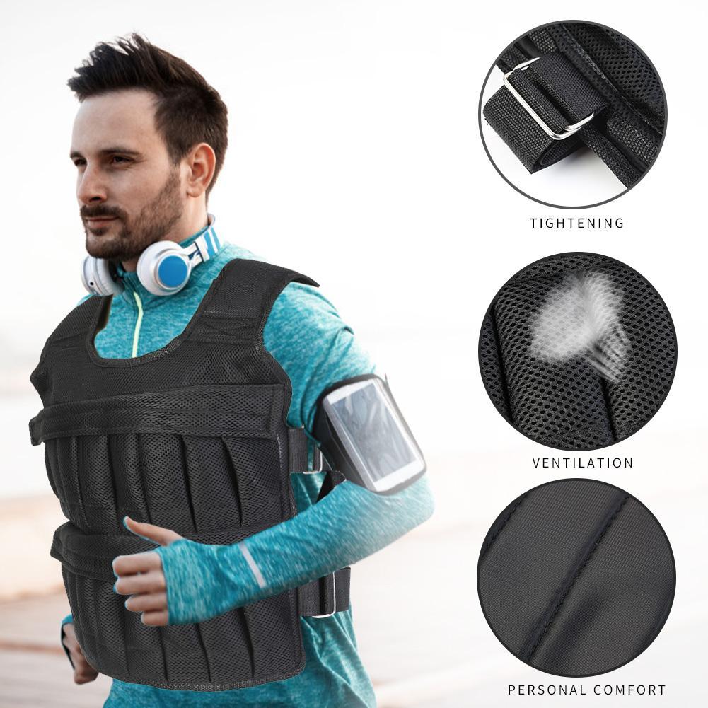 3/15/35kg Workout Weight Jacke - Running Gear Jacket ulasan dan harga