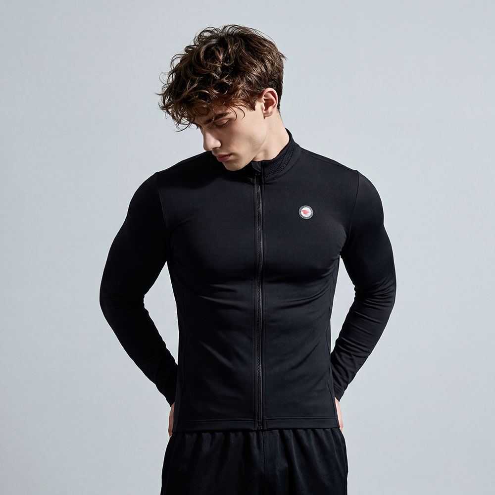 RION Men Jacket Windproof Ther - Running Gear Jacket ulasan dan harga