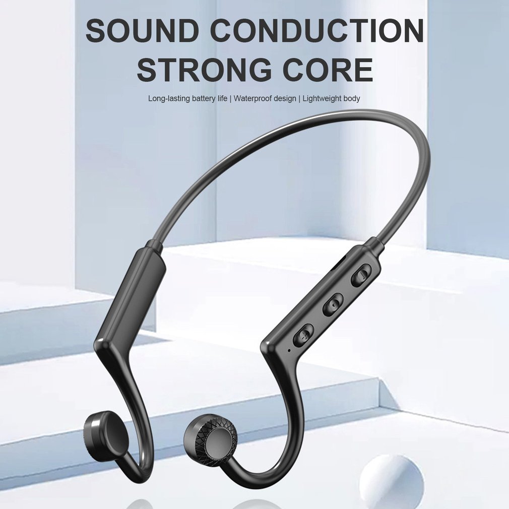 Bone Conduction Earphones Wire - Earphone Sport Hook ulasan dan harga