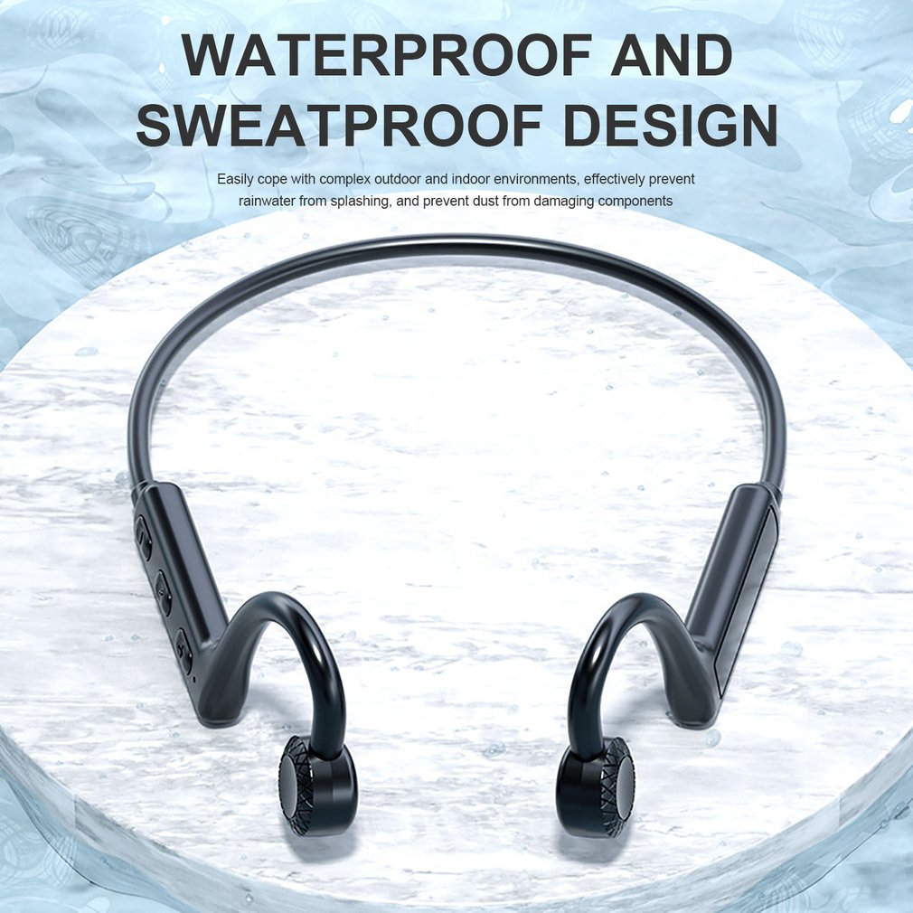 Bone Conduction Earphones Wire - Earphone Sport Hook ulasan dan harga