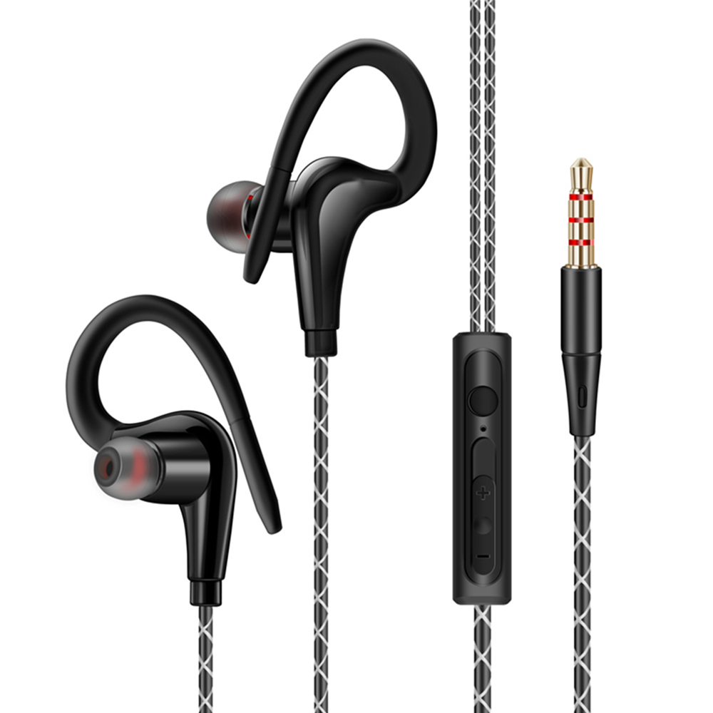 S760 Wired In-ear Waterproof E - Earphone Sport Hook ulasan dan harga