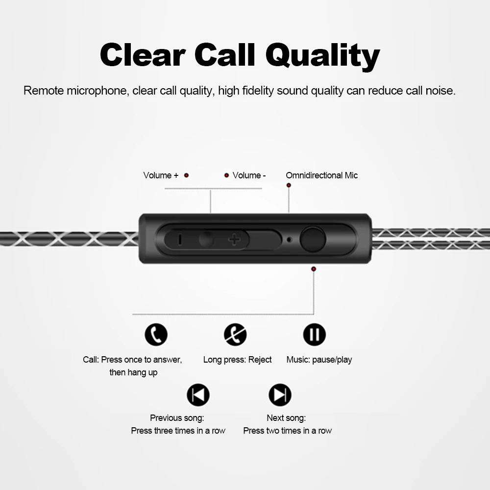 S760 Wired In-ear Waterproof E - Earphone Sport Hook ulasan dan harga
