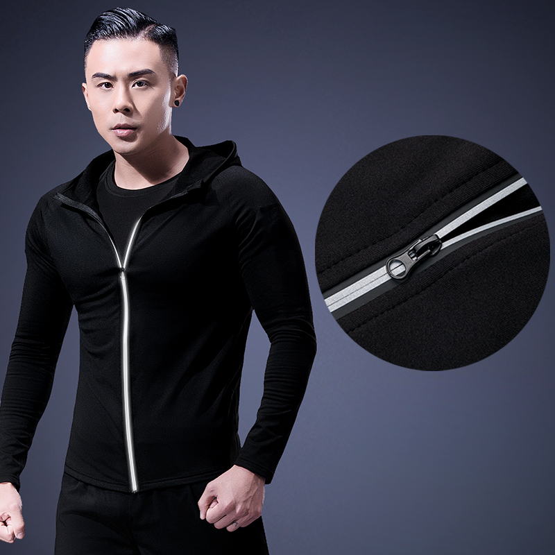 Men's Spring Fall Tight Compre - Running Gear Jacket ulasan dan harga